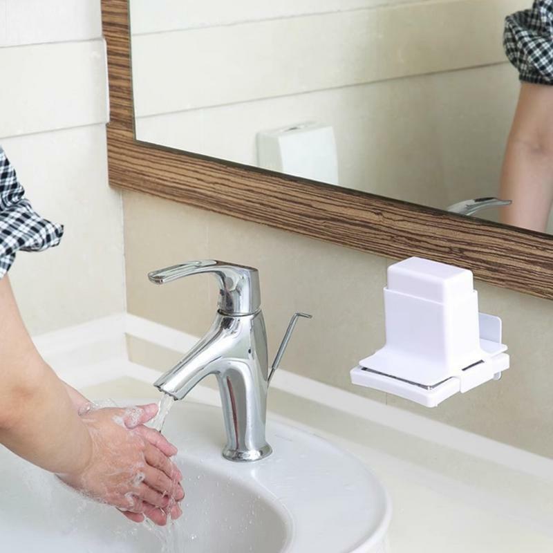 Piring sabun untuk mandi Gerinda sabun rak dinding nampan rumah tangga Self-Adhesive sabun mandi aksesori penyimpanan untuk sekolah