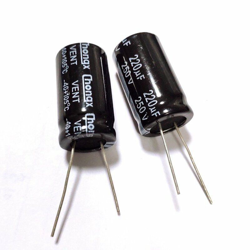 Алюминиевый электролитический конденсатор 220 мкФ, 250 В, МФ, в, 18*30 мм, радиальный МФ в, МФ в, в, МФ, в, мкФ, 2 шт.