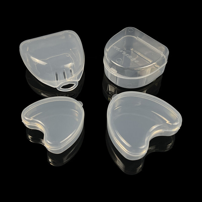 Dental Retainer Orthodontic Mouth Guard Container Plastic Oral Hygiene Supplies Tray Dental Appliance Case Protecting Braces