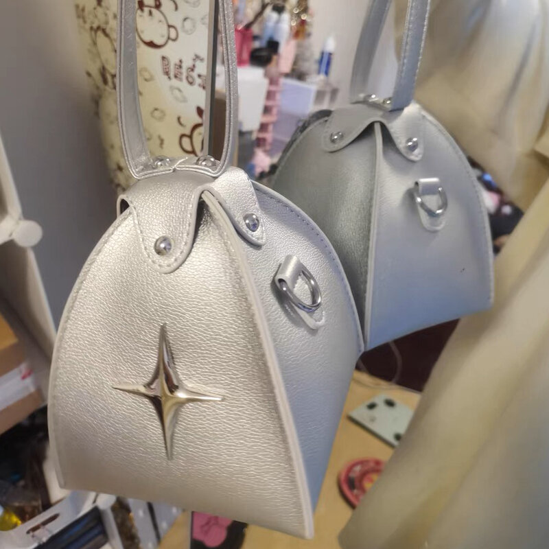 Mini Schulter taschen für Frauen Luxus Designer Handtaschen Geldbörse neu in Pu Pailletten Niet Kette Dekoration Top Griff Umhängetasche