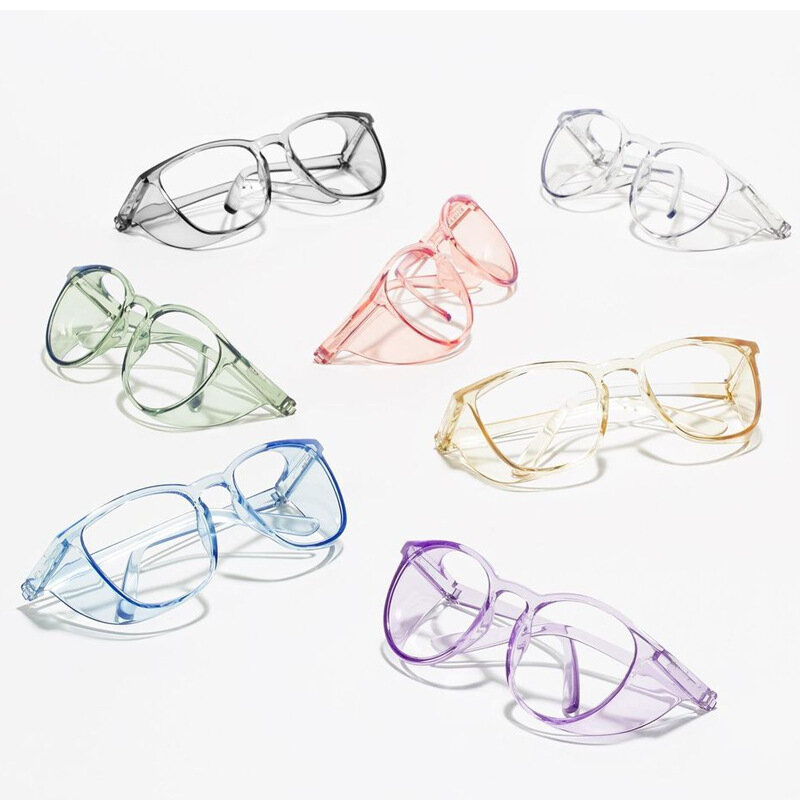 Зеркальные защитные очки с защитой от пыльцы, полностью закрытые противотуманные очки с защитой от синего света