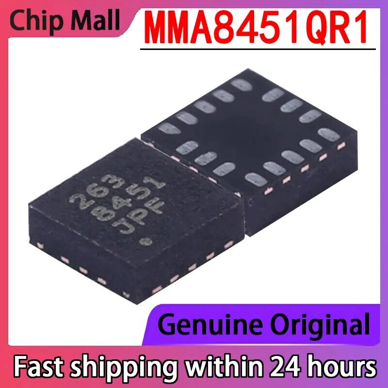 1PCS Original Genuine MMA8451QR1 Packaged QFN16 Attitude Sensor/gyroscope IC Chip