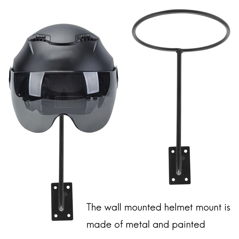 3 Pak aksesori motor pemegang helm, rak gantungan terpasang di dinding dengan kait
