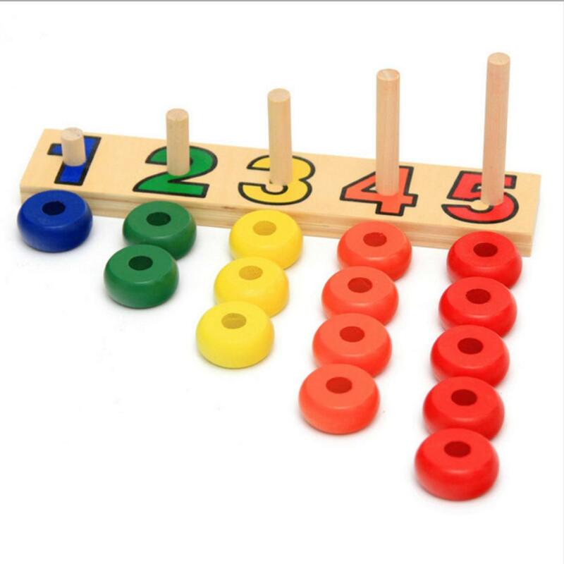 Montessori Kinder Lernspiel mathematisches Material Holz spielzeug-Zahlen Berechnung