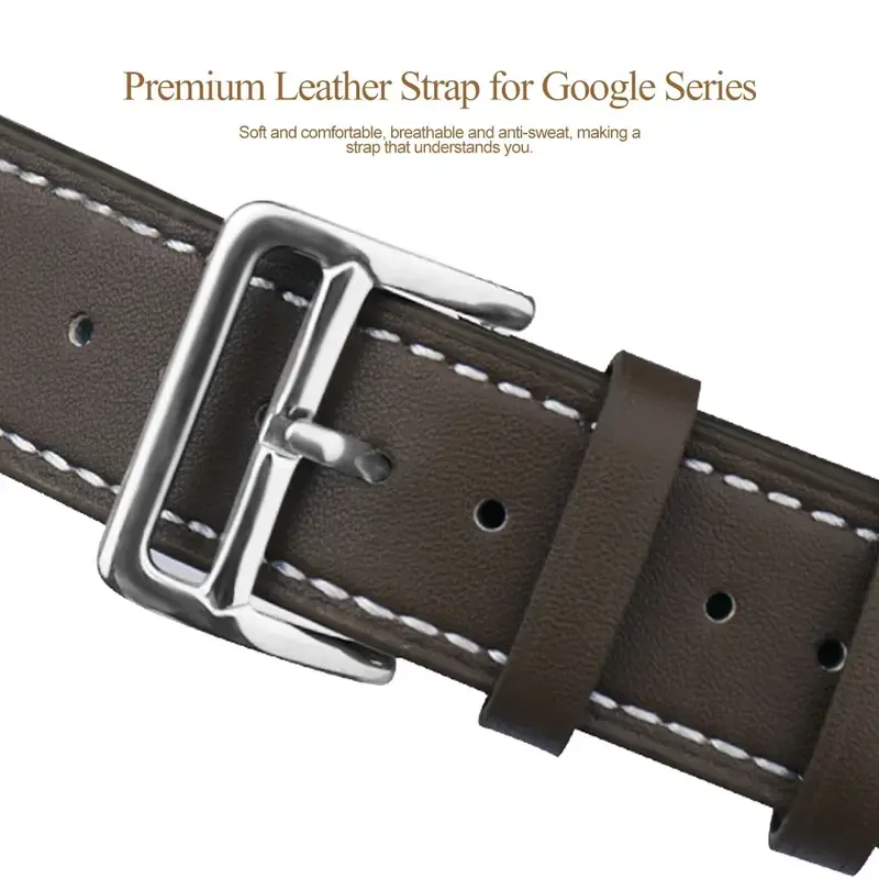 Bracelet de montre en cuir pour Google Pixel, bracelet de montre, bracelet Smartwatch, ceinture, gooforban Pixel 2, accessoires de sangles de montre