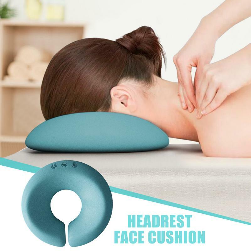 Universal Facial Support Comfortable Prone Cushion U-Shaped Face Pillow Massage Headrest Soft Elastic For Tables Salons