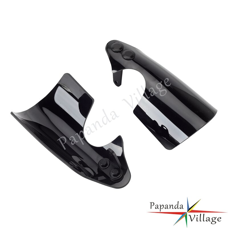 For Harley Softail Low Rider S FXLR FXLRS Club/Thug Style Polycarbonate Cutout Handguard Hand Guards For Breakout Sport Glide