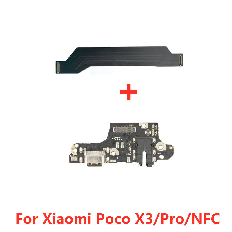 메인 보드 플렉스, 샤오미 POCO X3 NFC 프로 USB 보드 충전기, 충전 도크 포트 플러그 커넥터, 플렉스 케이블