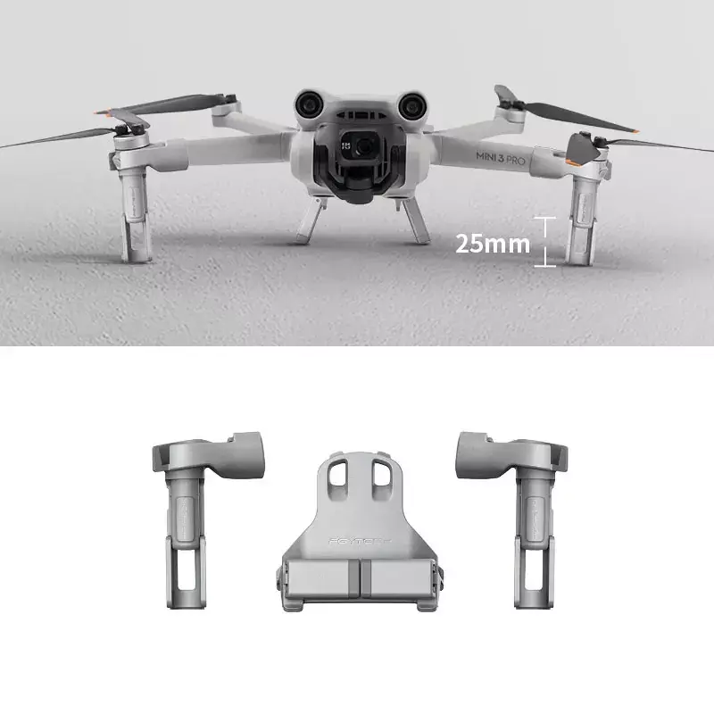PGYTECH Landing Gear Tall Extended Leg Quick Release for  Mini 3 Pro Drone Protector DIY RC Portable Access