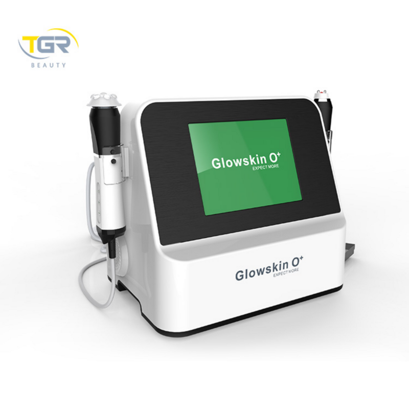 ossigeno portatile Glowskin 2 in 1 RF Skin Lifting e schiarente Skin SPA macchina multifunzionale