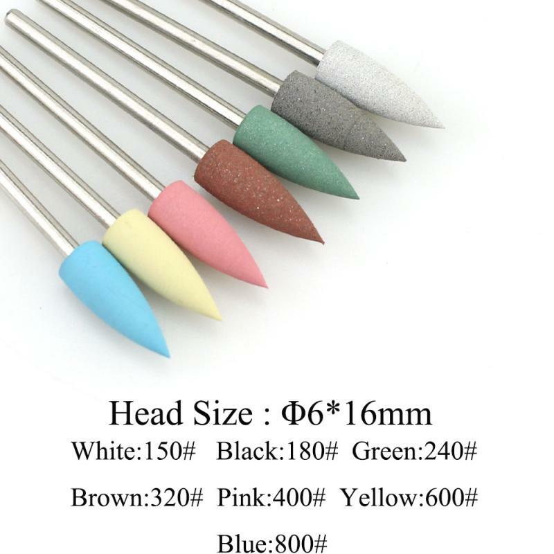 Silicone Milling Cutter Nail Drill Nail Surface Polishing For Electric Machine Nail Art Grinder Cuticle Cutter Nail Tools