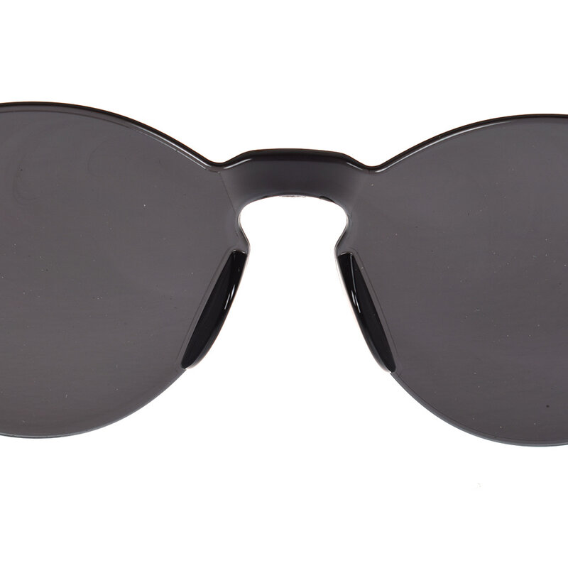 نظارة شمسية كبيرة بدون إطار مربعة كبيرة الحجم من KLASSNUM نظارات عصرية شفافة بلون الحلوى نظارة حفلات عتيقة نظارات UV400