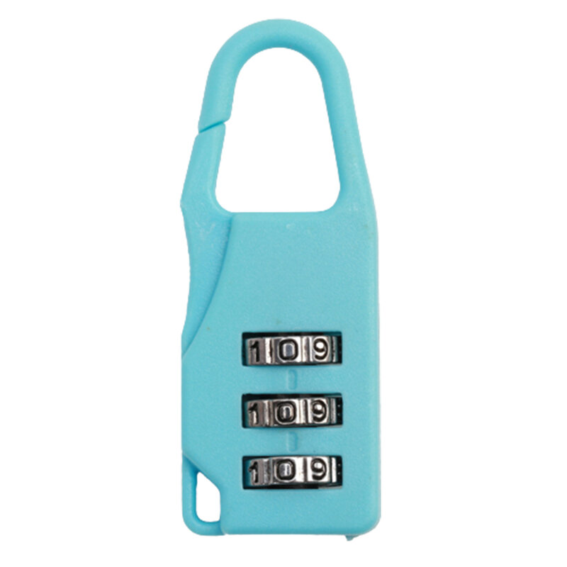 Mini candado de combinación antirrobo, candados resistentes al agua de 3 dígitos para equipaje de mochila de boda