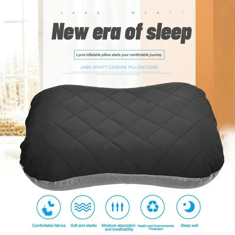 Портативная Ультралегкая подушка для кемпинга, походная подушка из ТПУ, удобная уличная воздушная подушка для кемпинга и путешествий