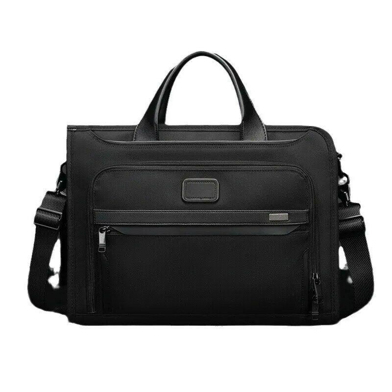 Bolsa de ombro de negócios de luxo para homens, sacos de nylon para laptop, bolsa masculina, maleta unisex, sacolas, 15.6