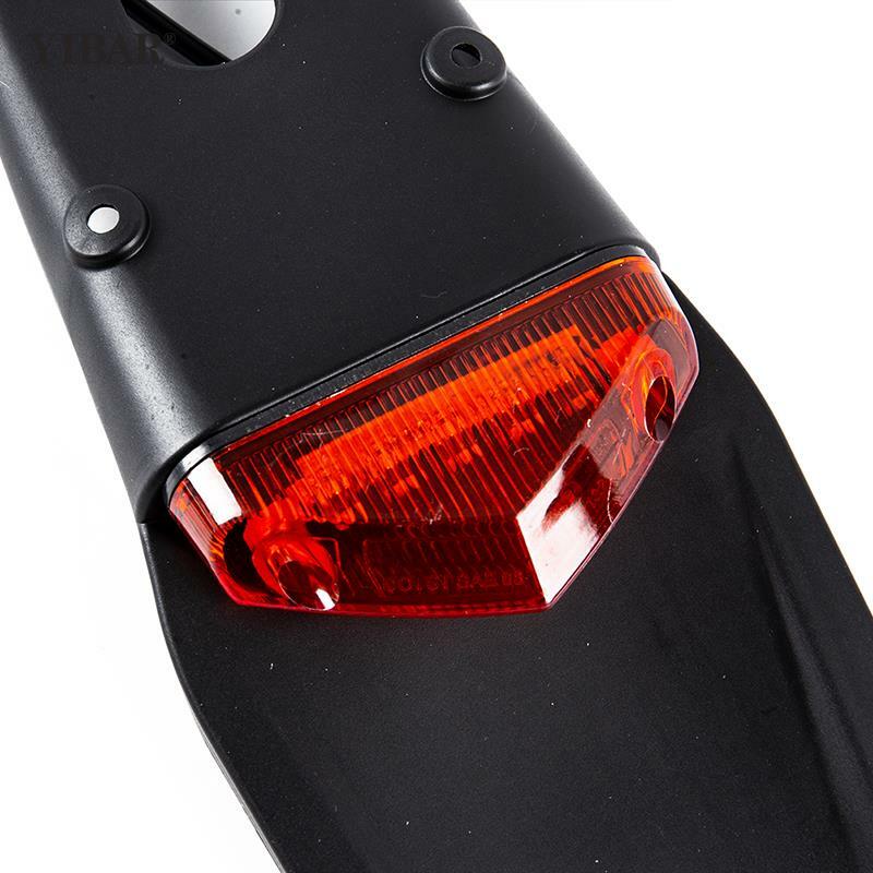Polisport motocicleta LED cauda luz traseira, pára-choque traseiro, Stop Enduro Taillight, MX Trail