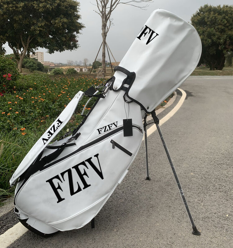 Новая высококачественная сумка для гольфа, водонепроницаемая сумка из искусственной кожи с подставкой, вместительная удобная Многофункциональная Сумка для гольф-клуба