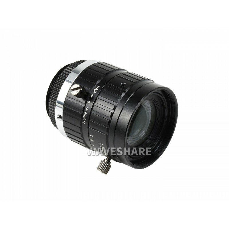 Waveshare 망원 렌즈, 라즈베리 파이 하이 퀄리티 카메라용, 25mm