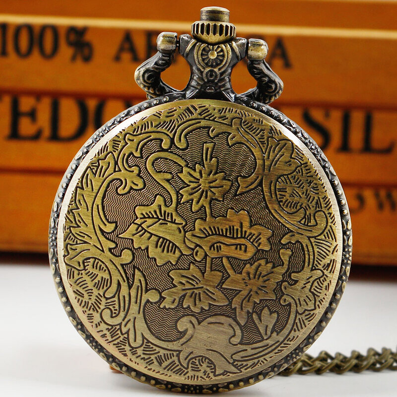 ساعة جيب كوارتز كارتون أنيمي سلسلة قلادة جيب فوب ساعة طالب الأطفال هدية reloj دي bolsillo
