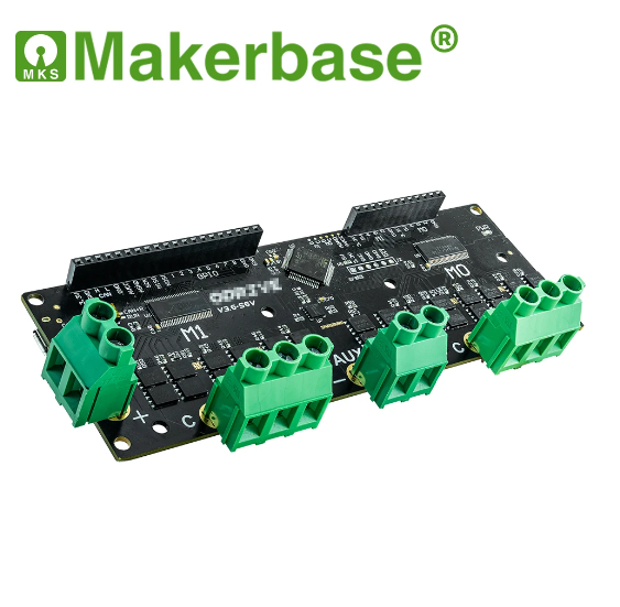 Makerbase MKS XDrive3.6 56V FOC BLDC AGV Servo Dual Motor Controller Board base on ODrive