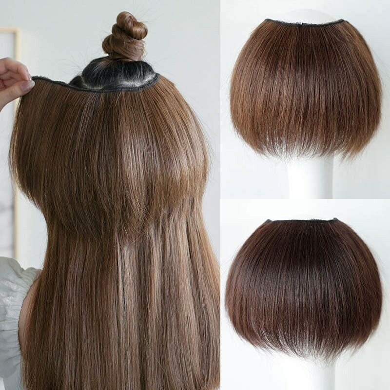 Women U-shaped Increase Hair Volume Fluffy Clip-in Wig One-piece Thicken High Skull Top Invisible Seamless Extension