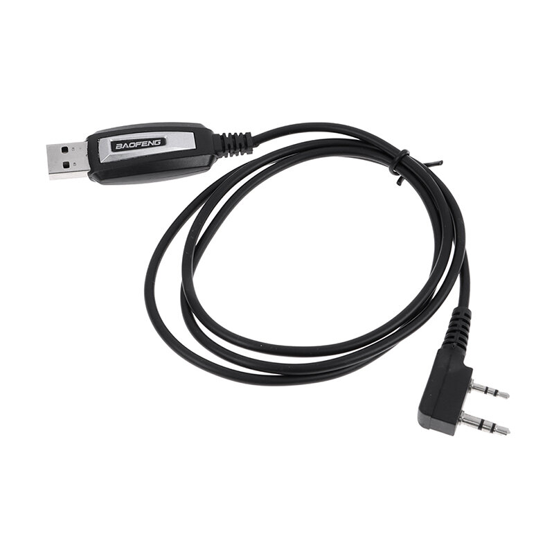 Cabo de programação USB portátil para rádio de duas vias baofeng, walkie talkie bf-888s uv-5r uv-82, impermeável