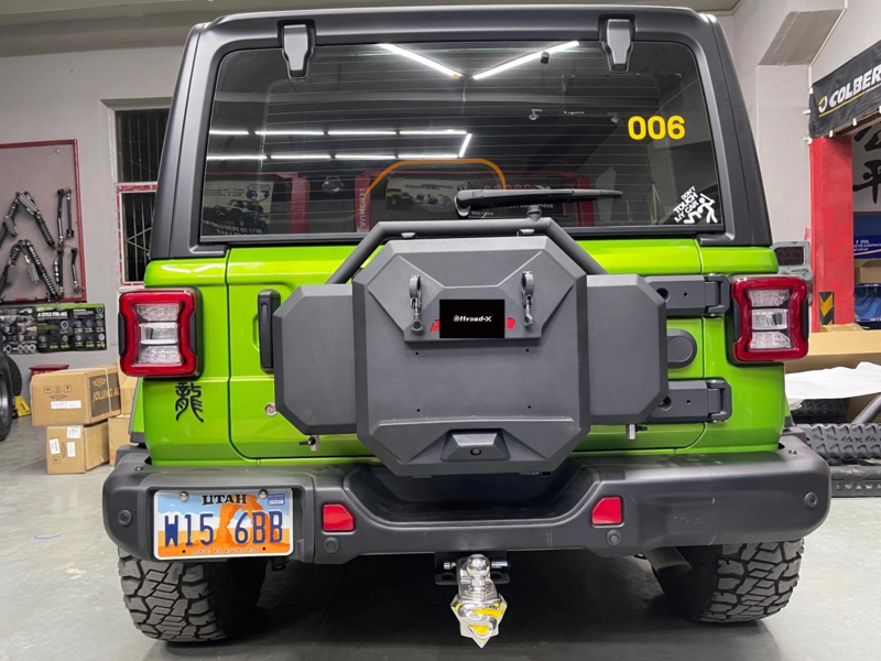 Bagagem Carga Transportadora para Jeep Wrangler JL, Traseira Ferramenta Equipamento Caixa Fit