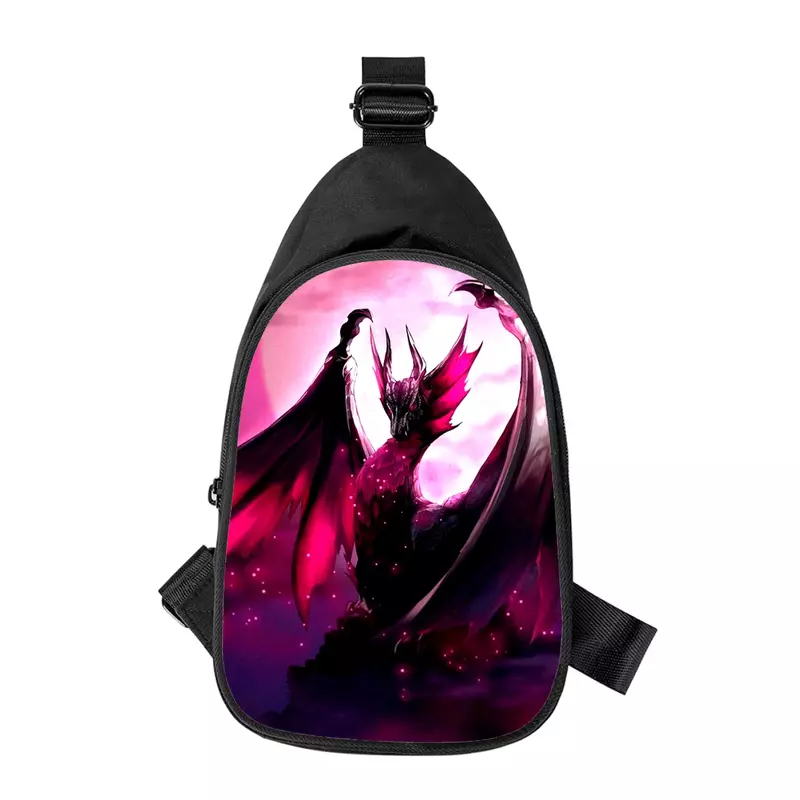 Monster Hunter World: Iceborne Новая мужская нагрудная сумка по диагонали, женская сумка через плечо, Мужская школьная поясная сумка, Мужская нагрудная сумка