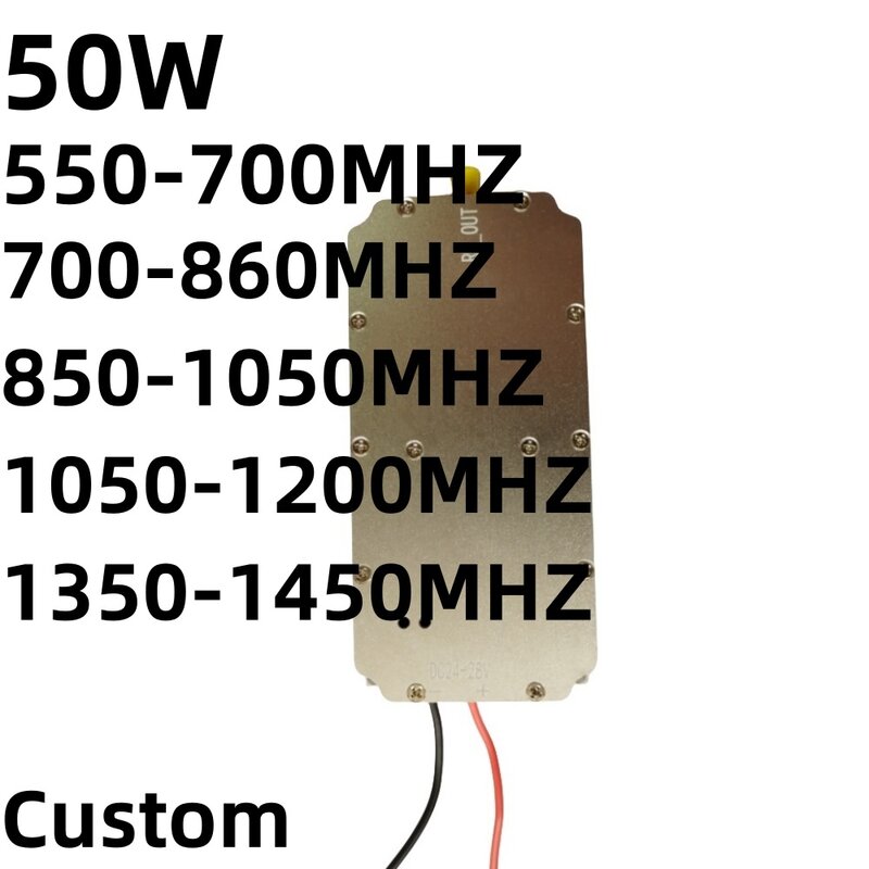 Custom RF 50W550-700HMZ 700-860MHZ700 720 868 915 970 1080 1120 1380MHZ 850-1050MHZ1050-1200MHZ 1350-1450MHZ for RF amplifier