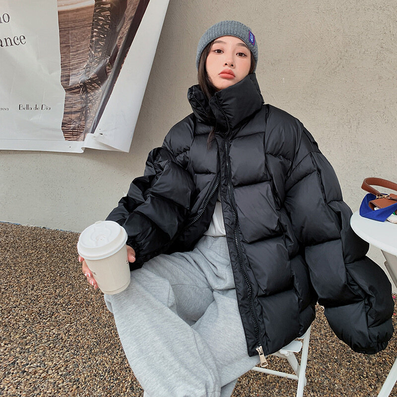 Mantel pakaian salju wanita, Luaran Parka katun hangat kasual longgar Parka Musim Dingin 2023