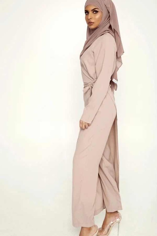 Abayas-Robe Longue pour Femme Musulmane, Ensemble de Vêtements d'Extérieur, Hijab, Robe Ronde, Kaftan, Style Islamique, 208.k