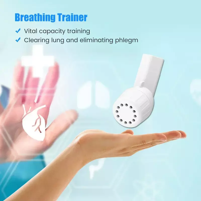 1/2PC Breathing Trainer espansore polmonare dispositivo di rimozione del muco esercizio di respirazione rimozione del catarro respiratorio esercizio polmone senza farmaci