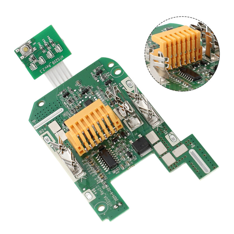 Placa de circuito PCB de 18V, protección de carga, indicador de batería de litio para amoladoras angulares, BL1830, 111111111