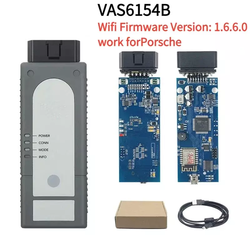 OKI-herramienta de diagnóstico para coche, dispositivo con Bluetooth, AMB2300, 5054, Chip completo, compatible con UDS, WIFI, VAS6154A/B y VNCI6154A, 7.2.1 Keygen, última novedad