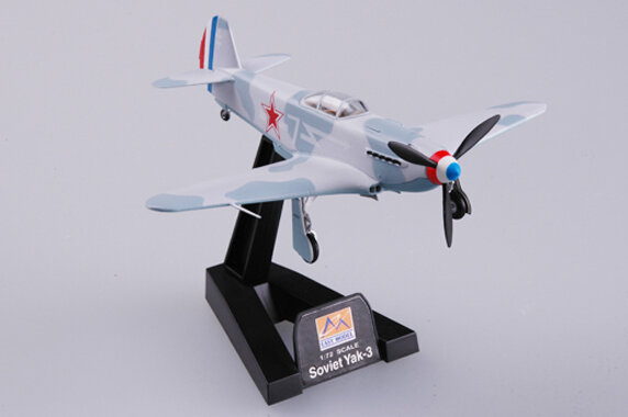 Easymodel 37229 1/72 Soviet Yak-3 1st Guards Fighter Divisio Assembled Finished Military Static Plastic Model Collection or Gift