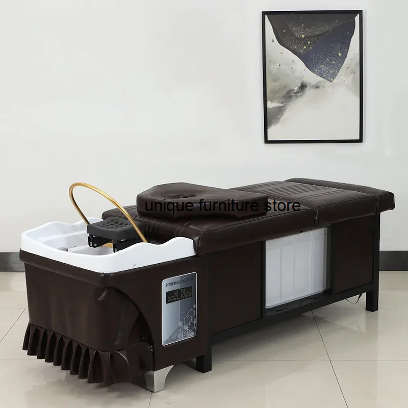 Portable Water Circulation Shampo Chair, Mobiliário de salão, pia, Head Spa, Shampoo Basin, Mobile Shampooineuse, MQ50SC