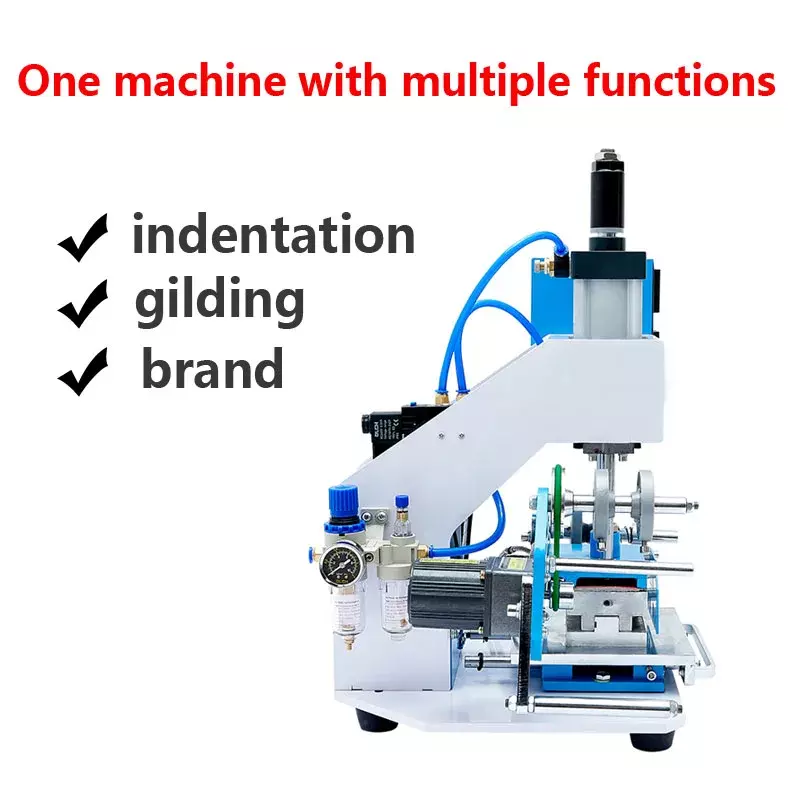 518-A Pneumatic Hot Stamping Machine Card Logo Leather Pvc Embossed Paper Anodized Aluminum Hot Stamping Machine