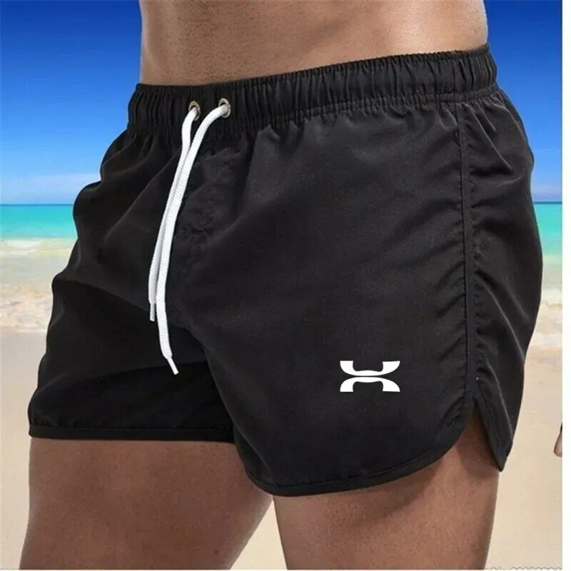 Shorts masculinos na moda estampados, casual e legal, calças compridas, shorts de praia para jogging, moda praia estampada, verão, 2024