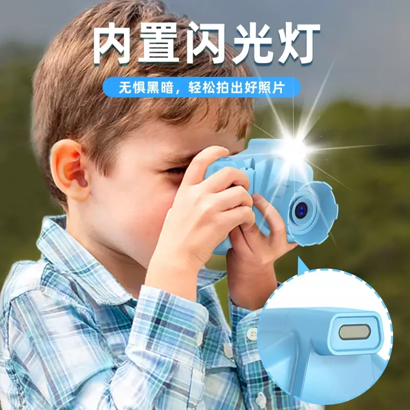 กล้องสีชมพูสำหรับเด็กกล้องดิจิตอลควบคุมด้วยความร้อน1080P HD พร้อมโคมไฟแฟลชการ์ด32GB กล้องถ่ายภาพของเด็กของเล่นของขวัญวันเกิด