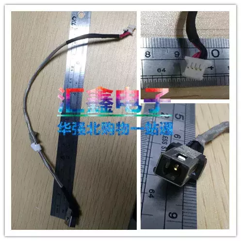 Conector de alimentación de CC con cable para portátil lenovo BIUY1, Cable flexible de DC-IN, 3,0 MM, DC30100WJ00