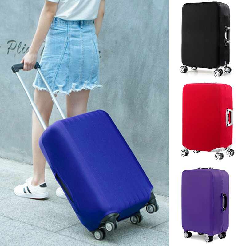 Mode Elasticiteit Reisbagage Hoes Voor 18-32 Inch Vakantie Reizen Essentials Accessoires Trolley Beschermende Koffer Case