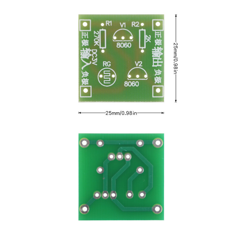Diy Kits Licht Controle Detectie Intelligente Schakelaar Module Sensor Led Nachtlamplicht Elektronische Kit Suite
