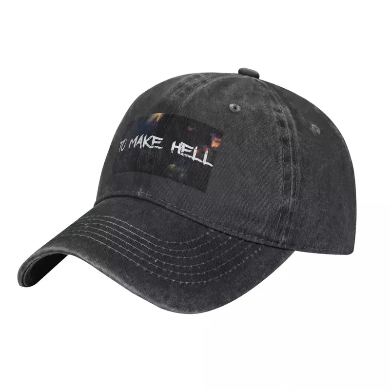 To Make Hell-Chapeau de cowboy personnalisé pour hommes et femmes, casquette de plage, chapeau de randonnée, capuche