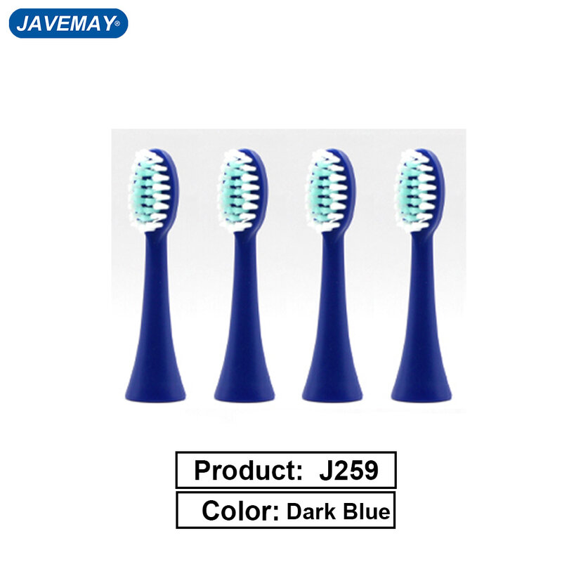J259cabezal de cepillo de dientes eléctrico para niños, cabezal de cepillo suave, boquilla de repuesto sensible para JAVEMAY J259