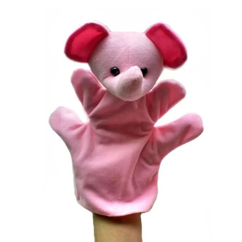 Marionnettes à Main en Peluche pour Animal de Dessin Animé, Accessoires de Poupées