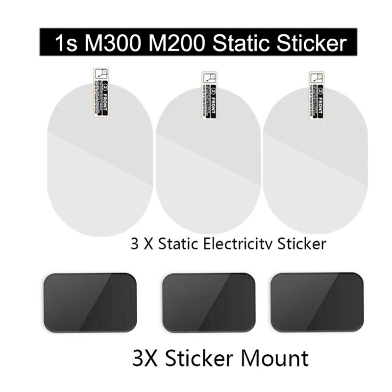 Untuk 70mai 1s M300 Set Aksesori stiker statis, stiker VHB dan stiker statis, cocok untuk 70mai M200 stiker statis