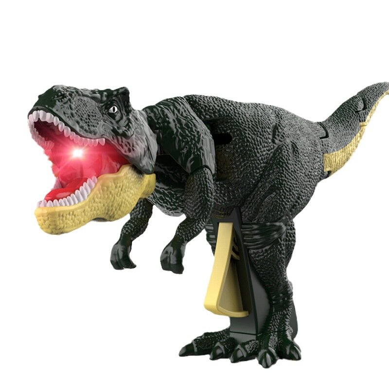 Креативная игрушка-динозавр ручной работы для детей, телескопический пружинный динозавр, антистресс, качающийся Забавный подарок для детей