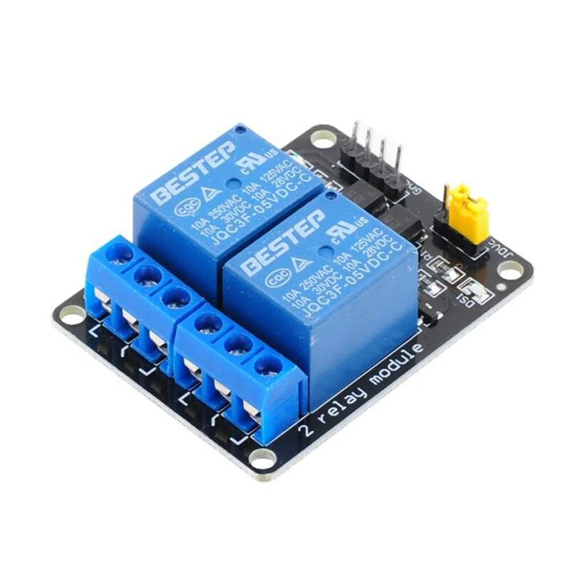 5PCS 3.3V 2 Chanel Relay Module Optocoupler Isolation Module Relay Control Development Board for Arduino