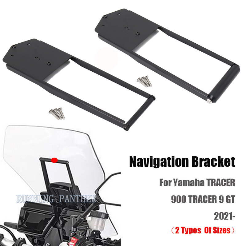 Neue Für Yamaha Tracer 900 / 9 GT Motorrad SMART Telefon GPS Navigation Platte Halterung Lenker Anzupassen Halter TRACER 9 / 900 2021
