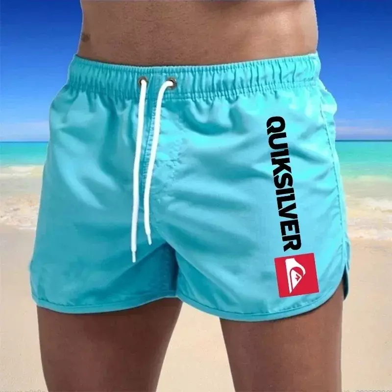 Men's Quick Dry trunks, Fitness Shorts, Men's Beach Fashion, Luxury Beach shorts, swim trunks, board Overview, New, Hot Summer,